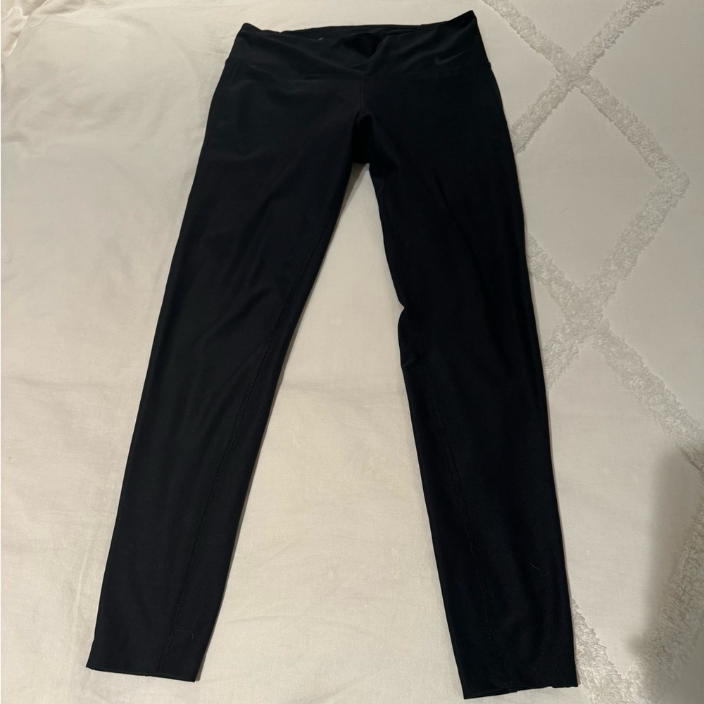 Nike Black Full Length Mid-rise Leggings - Picture 4 of 12